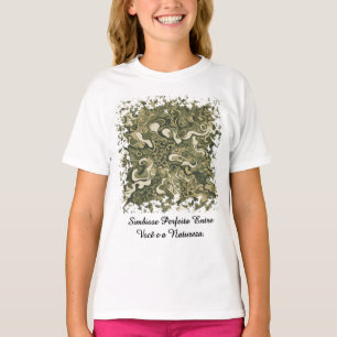 Camiseta Fem Juvenil Básica Camuflagem Orgânica-1