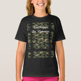 Camiseta Fem Juvenil Básica Camuflagem Orgânica-2