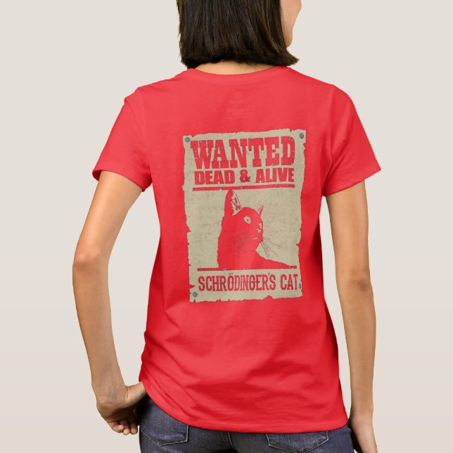 Camiseta Fem. Schrodinger's Cat - Dark - Back (Verso)