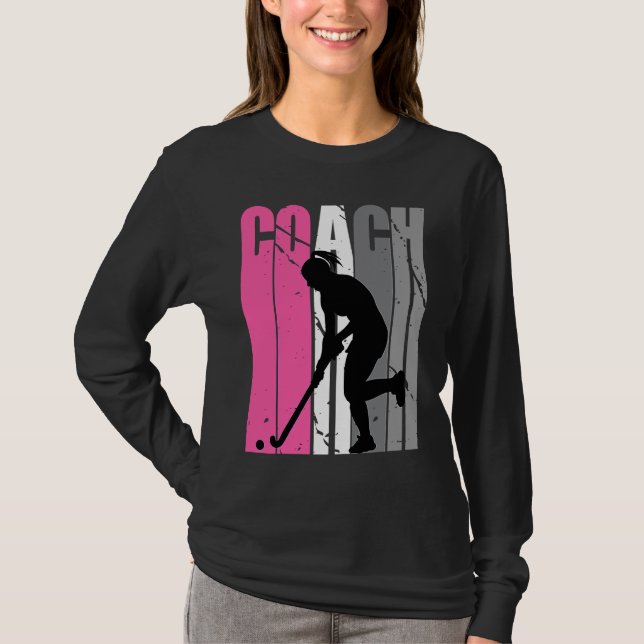 Camiseta Female Master Hockey Instructor Hockey Coach (Frente)