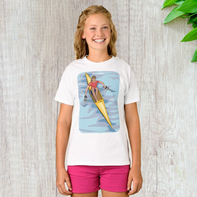 Camiseta Female Rower (Criador carregado)