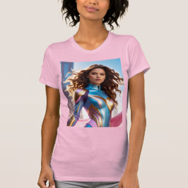 CAMISETA FEMALE SUPERHERO - SCI-FI