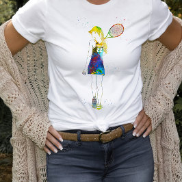 Camiseta Female Tennis Player