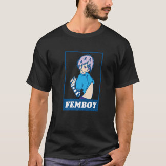 Camiseta Femboy Anime Boy Gay estético Crossd Yaoi