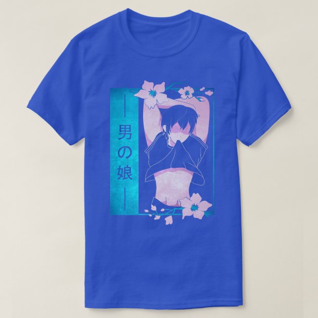 Camiseta Femboy Anime Boy Gótico de Pastel japonês Sa (Frente do Design)