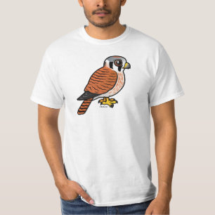 Camiseta Fêmea americana do Kestrel