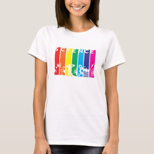 Camiseta Fêmea avançada do t-shirt da classe da ciência 