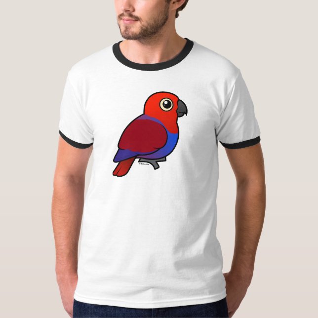 Camiseta Fêmea do papagaio de Eclectus (Frente)