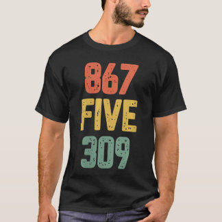 Camiseta Feminina 8675309 Nostálgica Engraçada Mús
