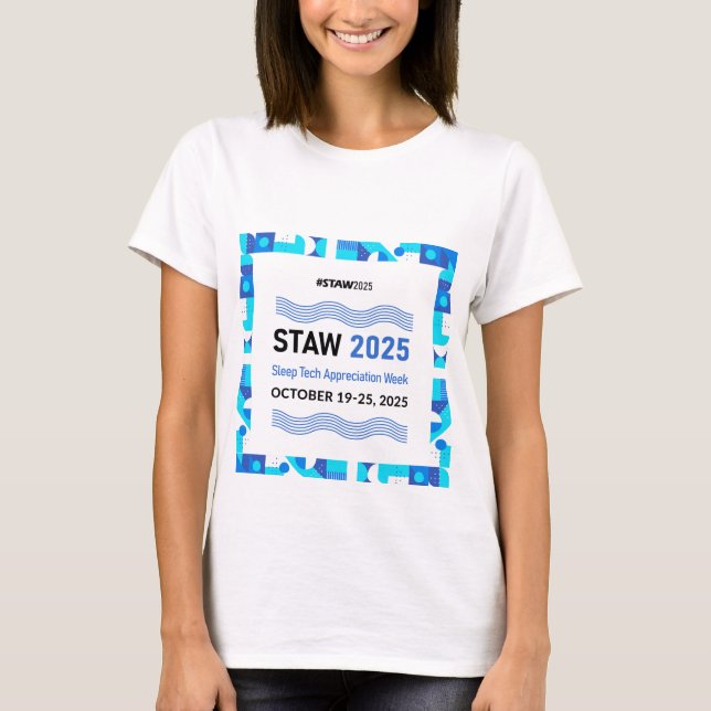 Camiseta feminina AAST 2025 STAW (Frente)