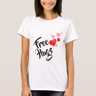 Camiseta Feminina Abraços Gratuitos
