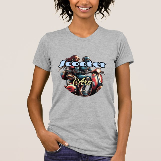 Camiseta Feminina Ajustada Bella+Canvas (Frente)