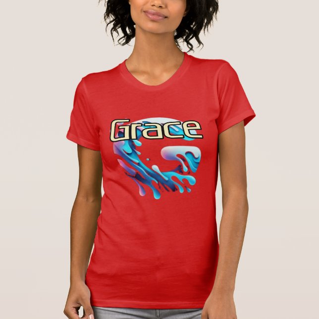Camiseta Feminina Ajustada Bella+Canvas (Frente)
