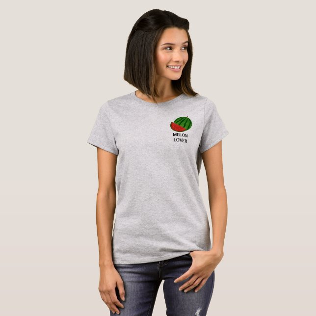 Camiseta feminina amante de melancia (Frente Completa)