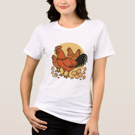 Camiseta Feminina Amantes de Frango
