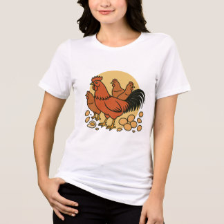 Camiseta Feminina Amantes de Frango