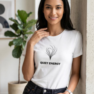 Camiseta Feminina Arte Abstrata Minimalista em L