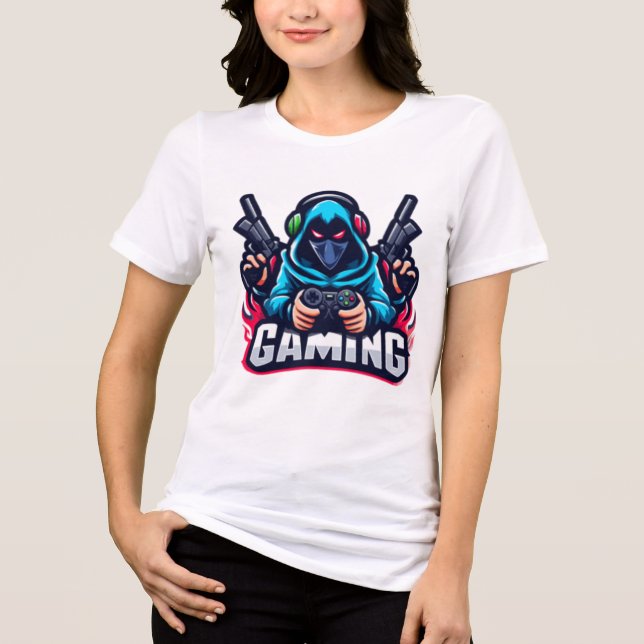 Camiseta Feminina Assassin Gamer | Moda Urbana (Frente)
