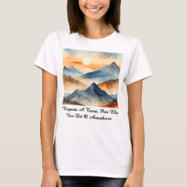 Camiseta Feminina Básica Amanhecer da Terra-1