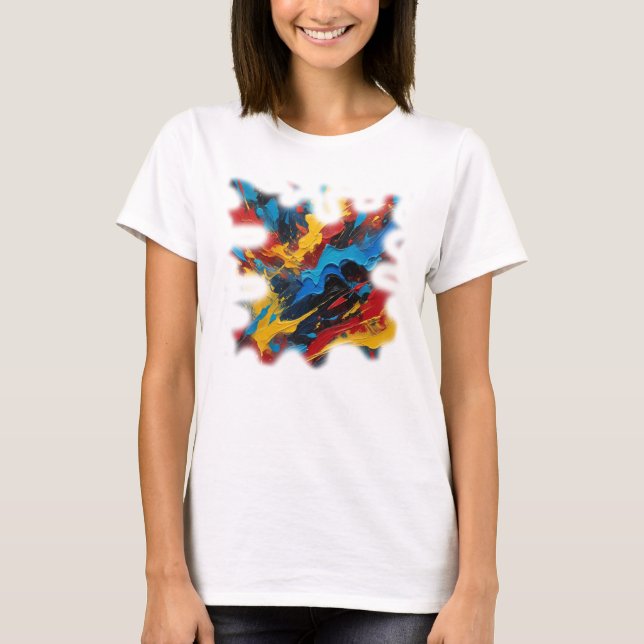 Camiseta Feminina Básica Arte Expressão (Frente)