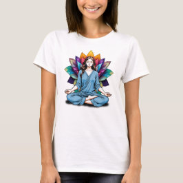 Camiseta Feminina Básica Meditação-4