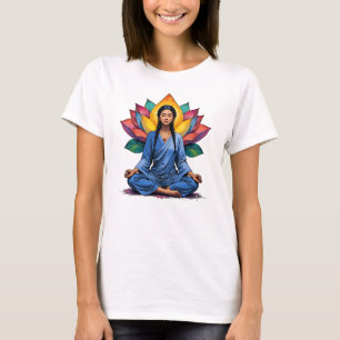 Camiseta Feminina Básica Meditação-8