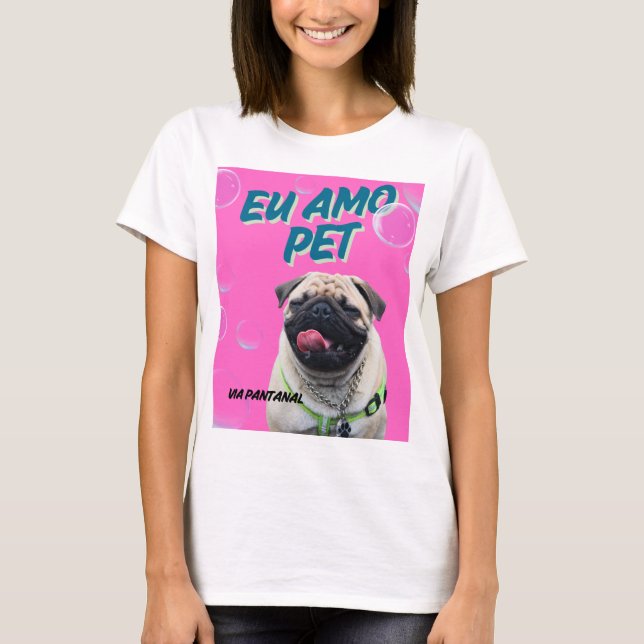 Camiseta Feminina Básica Via Pantanal Pet1 (Frente)