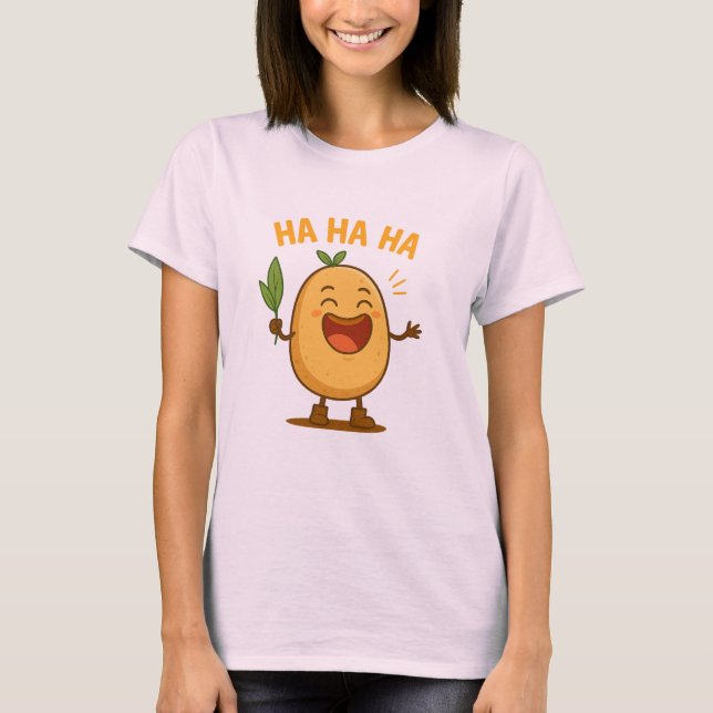 Camiseta Feminina Batata Risonha (Frente)