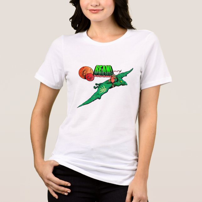 Camiseta Feminina BEAN! Flier (Frente)