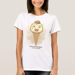 Camiseta feminina BettyButter Pecan Creamy Dreamie