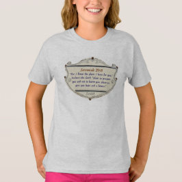 Camiseta Feminina Bíblia Jeremias 29:11 Cristã
