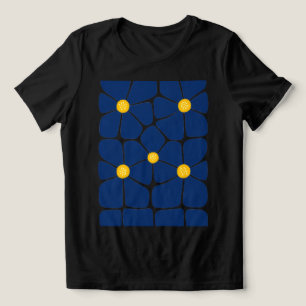Camiseta Feminina Blue Harmony Floral