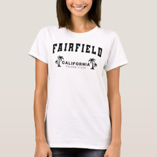 Camiseta Feminina Branca Fairfield, Califórnia