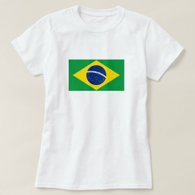 Camiseta Feminina Brasil (Frente do Design)