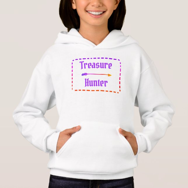 Camiseta Feminina Caça-Tesouro Divertida (Frente)
