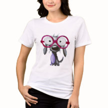 camiseta feminina 'Cão Guia'