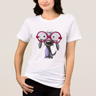 camiseta feminina 'Cão Guia'