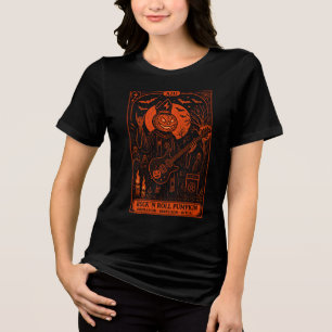 Camiseta Feminina Carta de Tarô Abóbora Rock 'N Ro