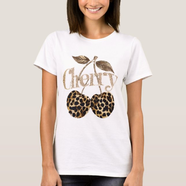 camiseta feminina Cherry (Frente)