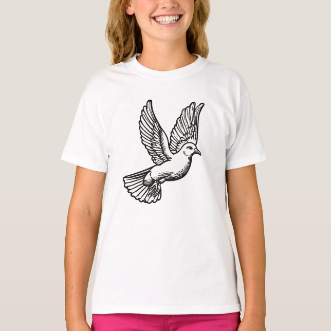 Camiseta Feminina Christian Dove (Frente)