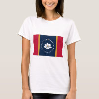 Camiseta Feminina com a Bandeira do Estado do Miss