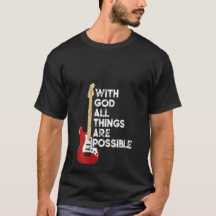 Camiseta Feminina Com Deus Todas as Coisas São Pos
