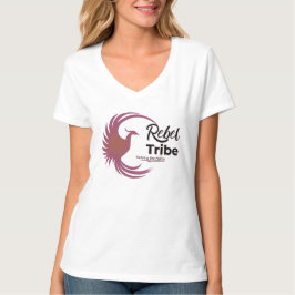 Camiseta Feminina com Logotipo da Tribo Rebelde Ph