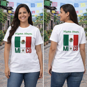 Camiseta Feminina com Nome Personalizado da Bandei