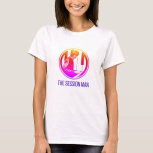 Camiseta feminina com o homem da sessão (cor)
