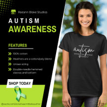 Camiseta Feminina Conscientização do Autismo