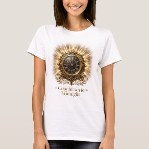 Camiseta feminina Contagem Regressiva para a Meia-