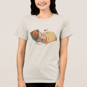 Camiseta Feminina Cozy Burnout Bulldog