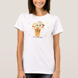 Camiseta Feminina Creamy Dreamies ADICIONE UMA COB