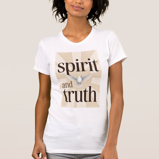Camiseta Feminina Cristã Espírito e Verdade (Frente)